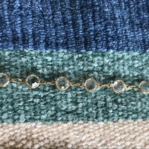 Swarovski crystal ankle bracelet